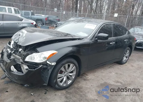2013 Infiniti M37X z USA, uszkodzony, nr VIN JN1BY1AR6DM602519